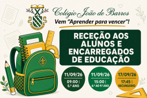 Receção aos alunos e Encarregados de Educação